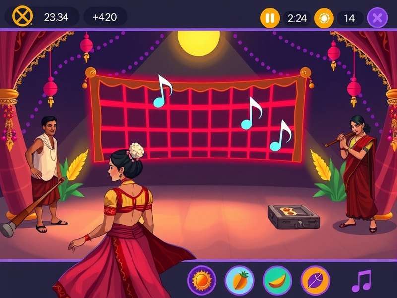 Development team working on Swara Sprint game design