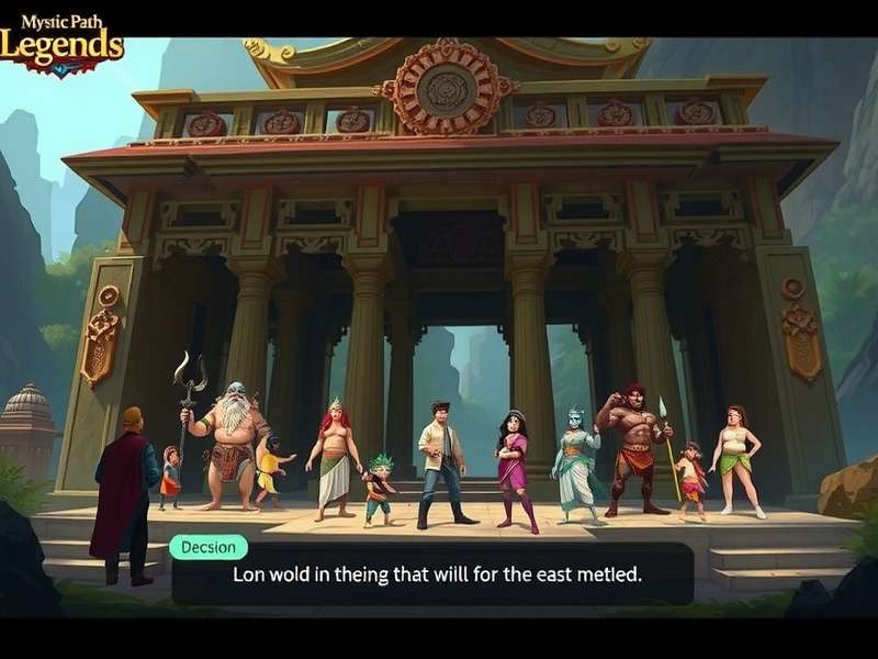 Mystic Path Legends character lineup showing diverse mythological beings