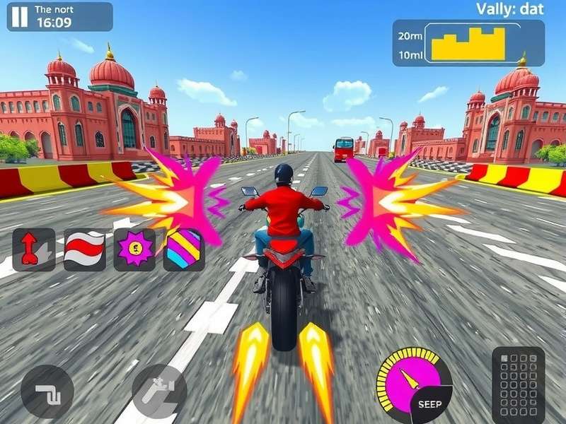 Sari Speed Phantom track design featuring Indian architecture