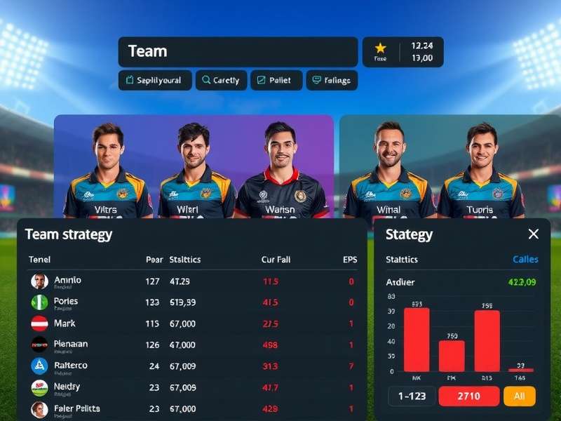 Real11 Cricket Frenzy expert analysis and statistics dashboard