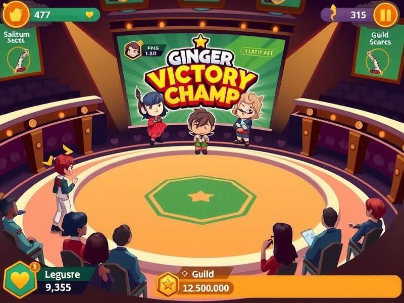 Ginger Victory Champ social features and guild system