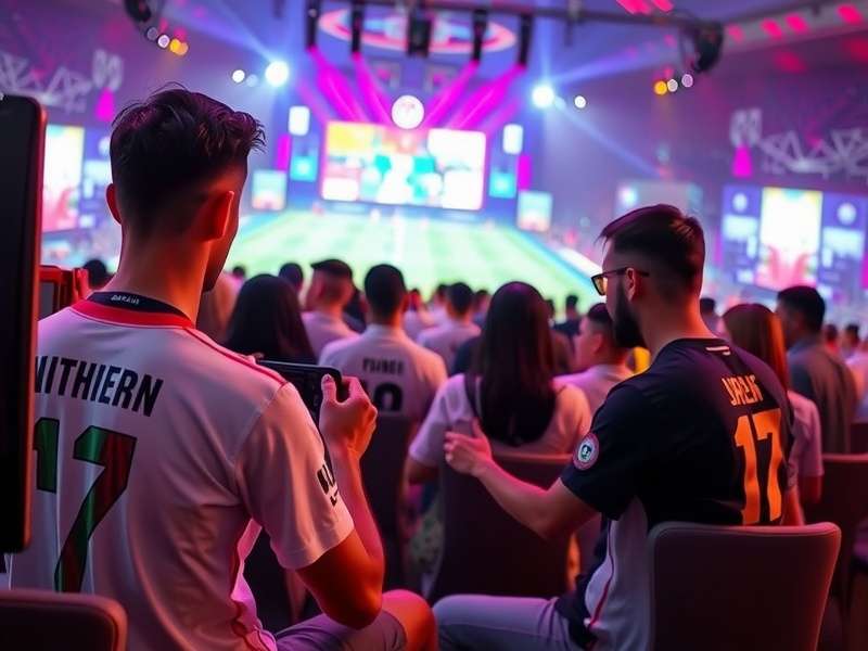 Professional Indian FIFA player during competitive match