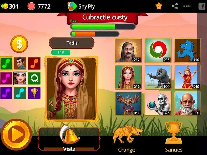 Feature showcase of Sweet Odyssey Of Bharat highlighting multiple gameplay elements