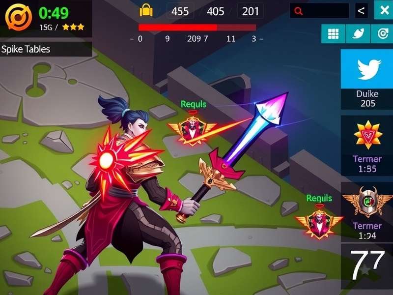 Vibrant Spike Warrior esports tournament scene