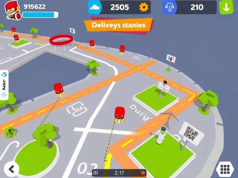 Momentum Dash Delivery map and navigation interface