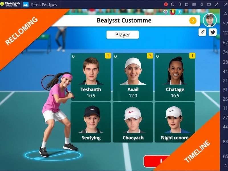 Chandigarh Tennis Prodigies Game Screenshot