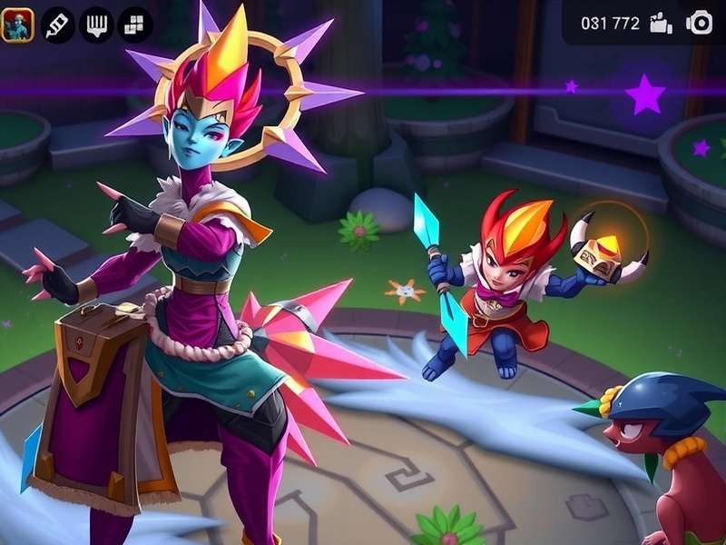 Vibrant Spike Warrior gameplay screenshot showing combat mechanics