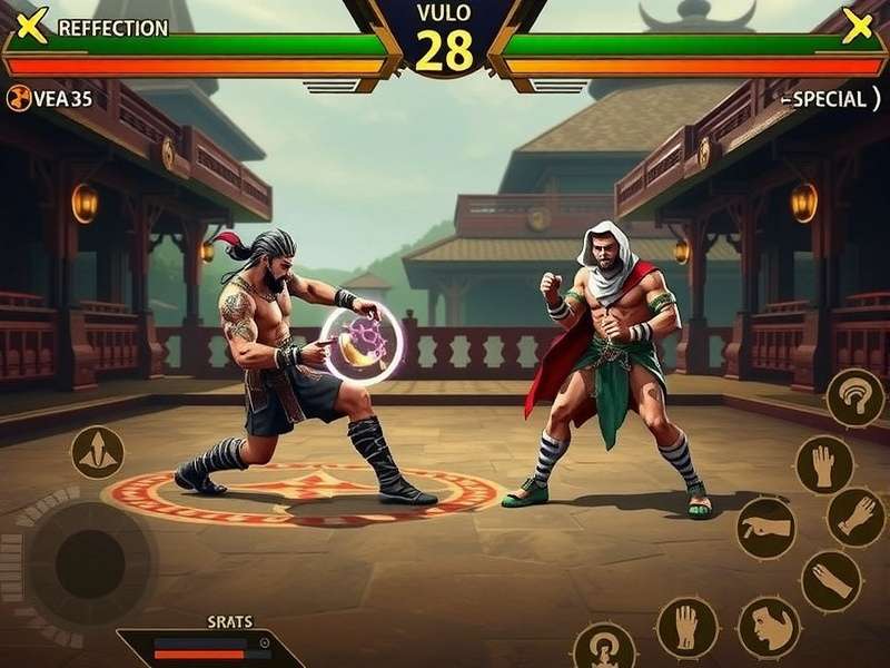 Dangal Warrior Sovereign gameplay screenshot showing intense wrestling action