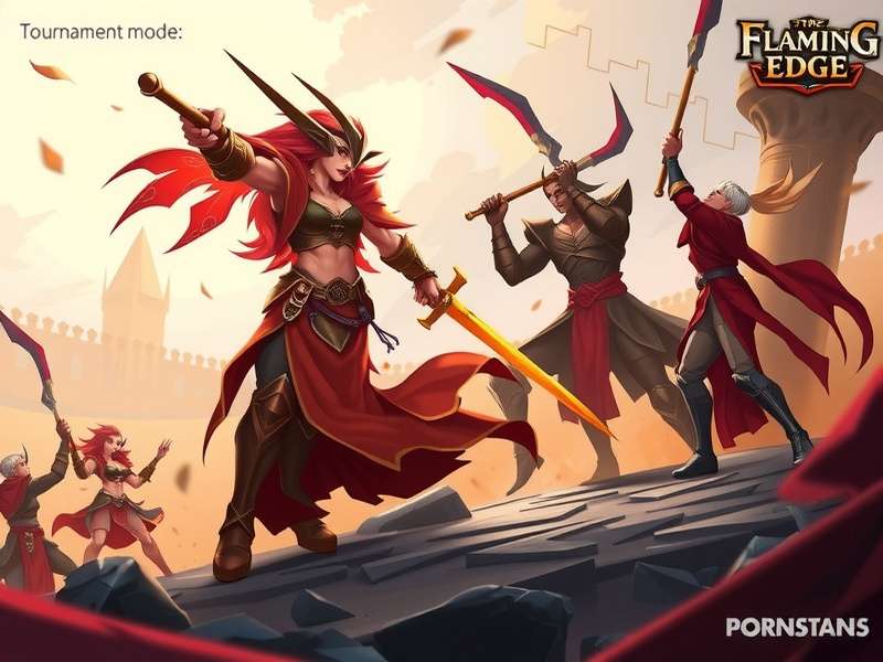 Advanced combat strategy illustration showing positioning in Flaming Edge Dueling