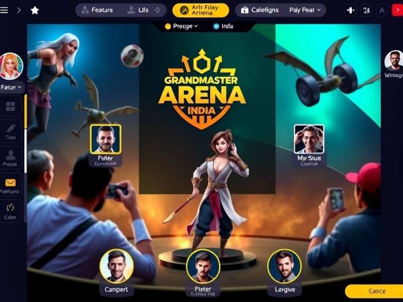 Grandmaster Arena India tournament winners celebration