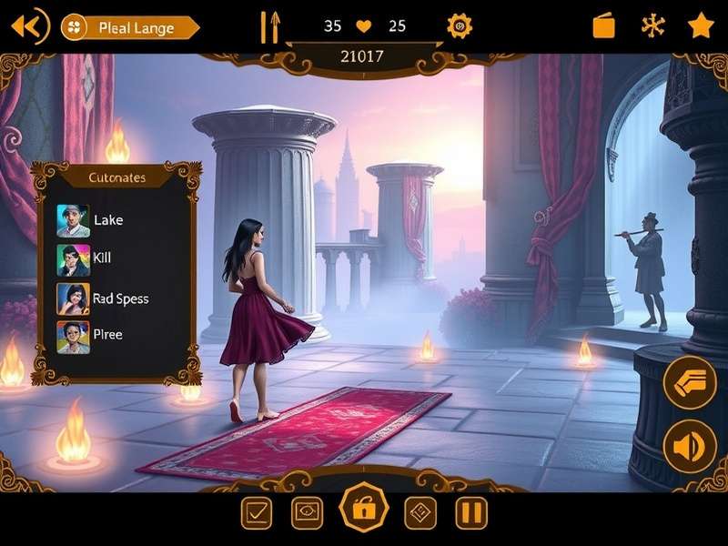 Anise Odyssey Mystic Realms gameplay screenshot showing magical environment