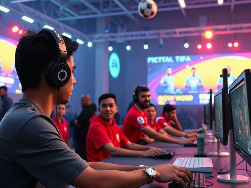 Futuristic vision of Indian FIFA gaming with advanced technology