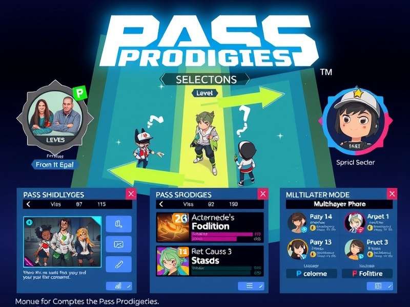 Pass Prodigies community event showing players interacting and competing