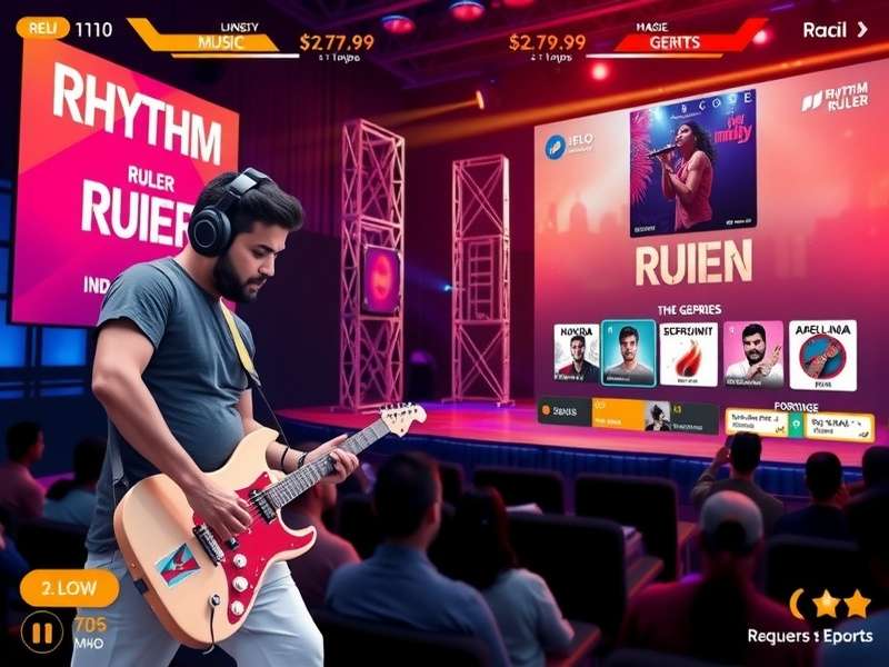 Rhythm Ruler Reign esports tournament with live audience