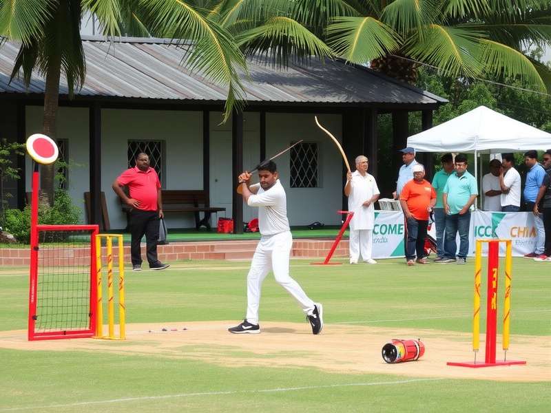 Cultural celebration of Archery Cricket Wizard India