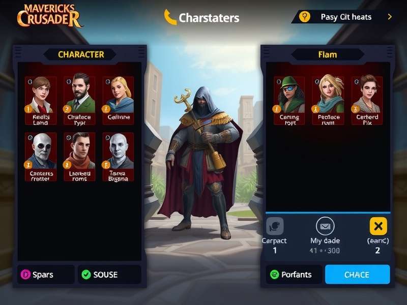 Margao Mavericks Crusader gameplay screenshot showing strategic interface