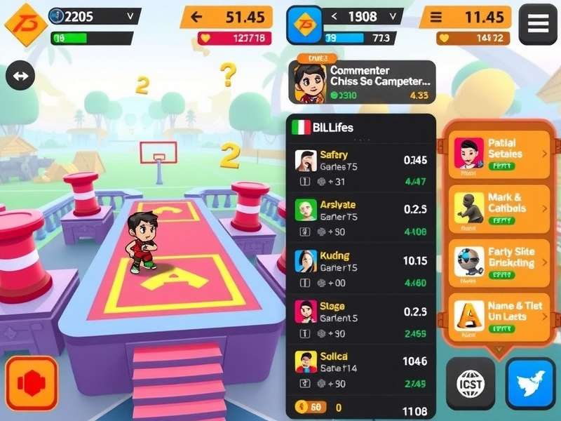 Baga Blitzers social features and leaderboards