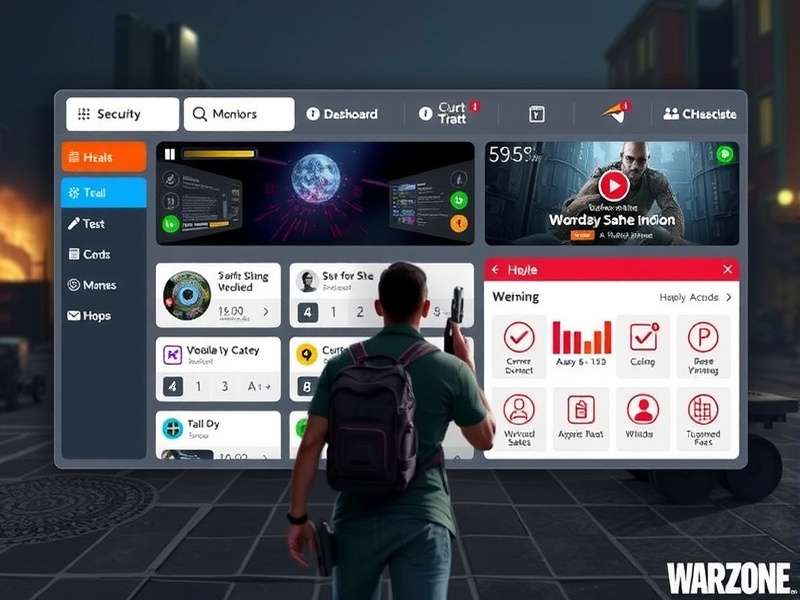 Warzone Safer India gameplay interface showing security features