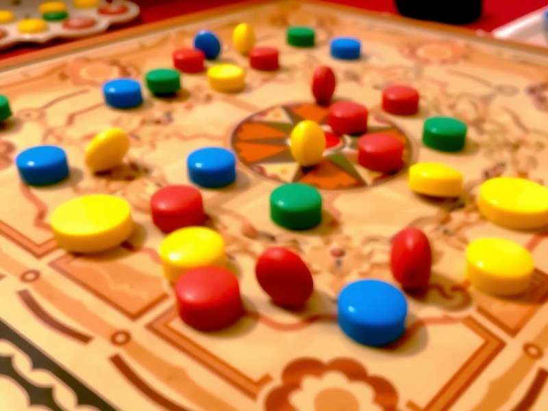 Close-up of Nagpur Nuggets game pieces