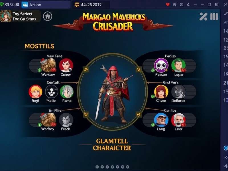 Margao Mavericks Crusader character customization screen