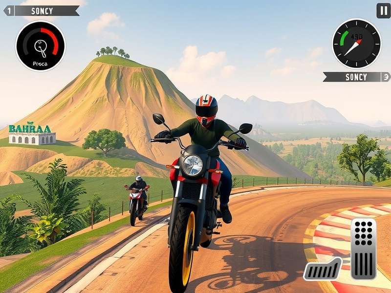 Bharat Biker Champion mountain track