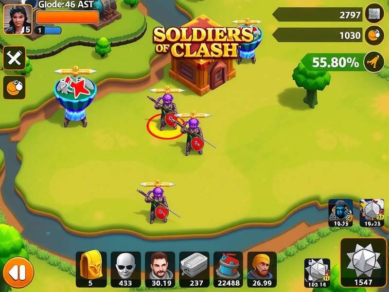 Soldiers Of Clash India base building interface