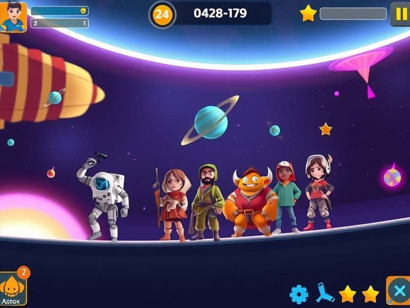 Astro Bhagwa Adventure character lineup showing diverse space explorers