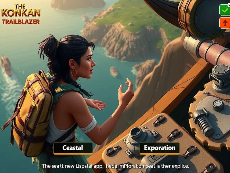 Character interaction scene in Konkan Trailblazer