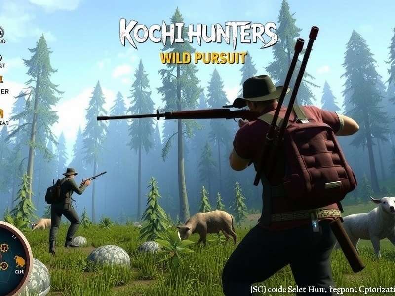 Kochi Hunters Wild Pursuit character selection screen
