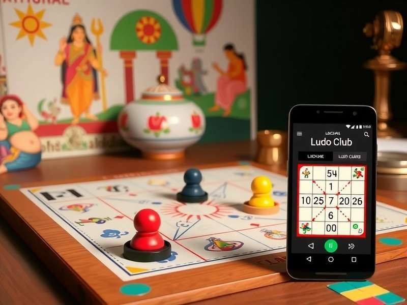 Ancient Indian painting depicting traditional Pachisi gameplay