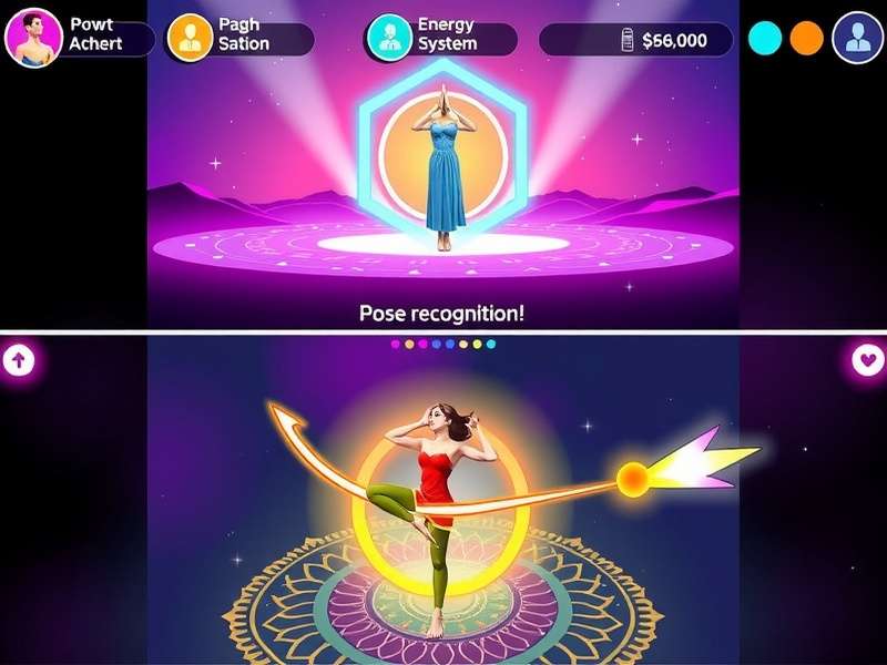 Development team working on Luminous Yoga Heroes