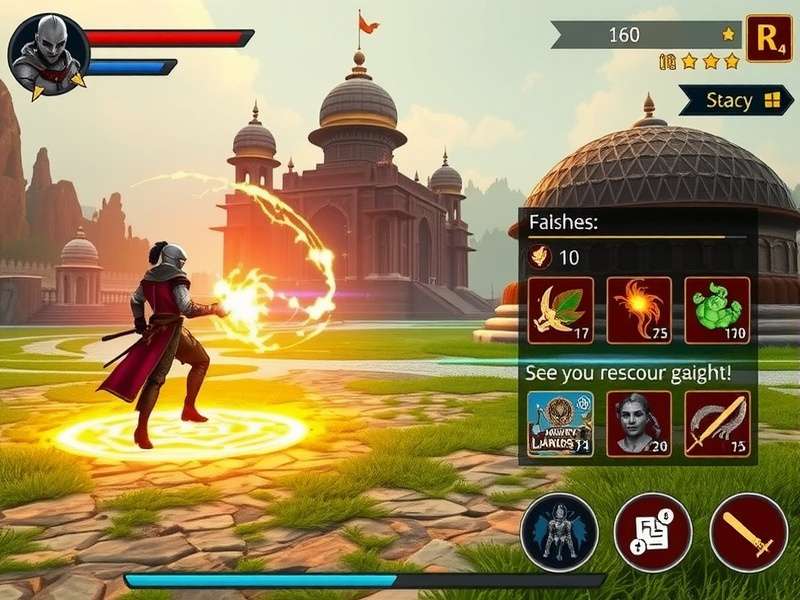 Knight Fantasy Indian Realm character customization screen