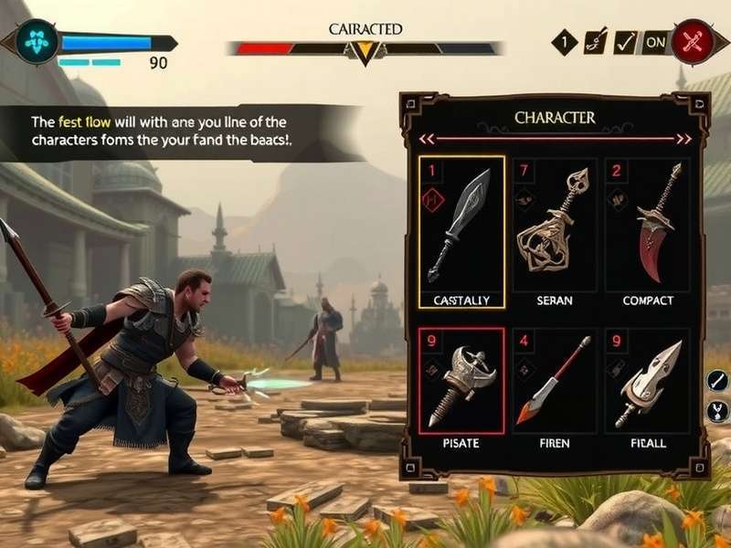 Spear Warrior character selection screen