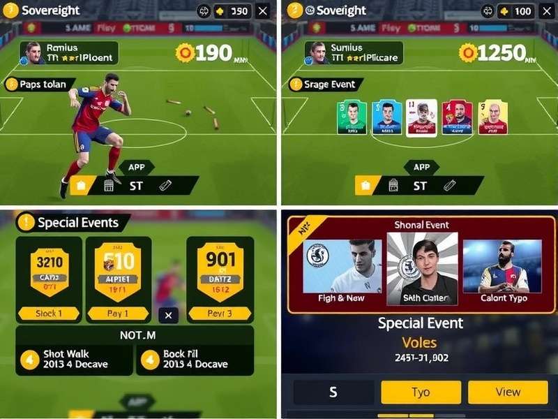 FIFA Mobile Sovereign team management interface