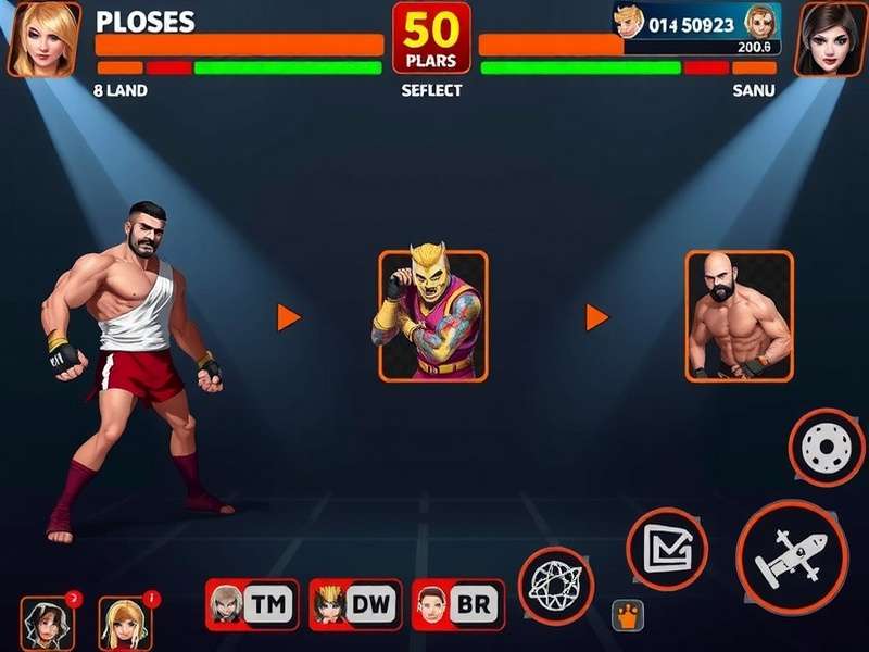 Vicious Ahmedabad Combatant character selection screen