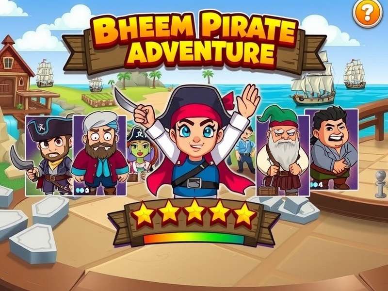 Bheem Pirate Adventure characters collage