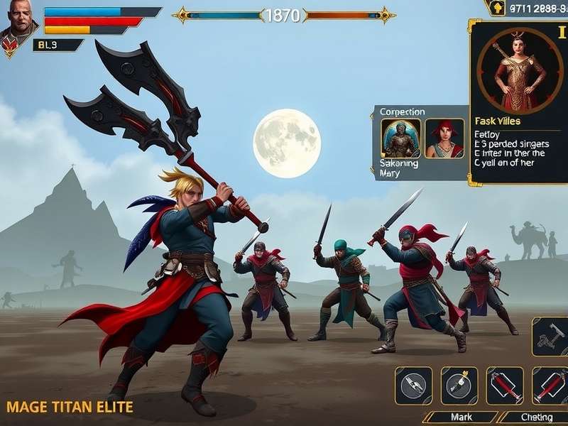 Prithviraj Mace Titan Elite gameplay screenshot showing character with mace