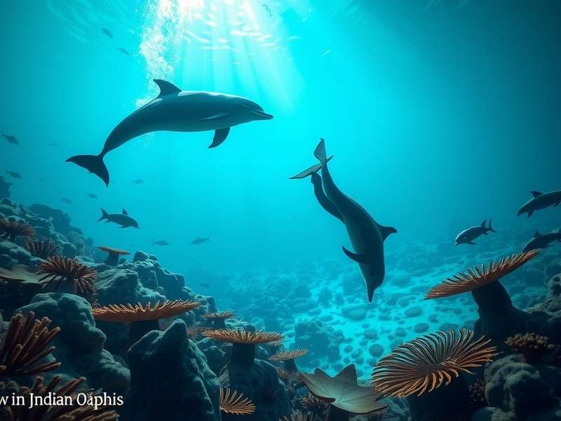 Indian Oceanic Wonders gameplay screenshot showing underwater exploration