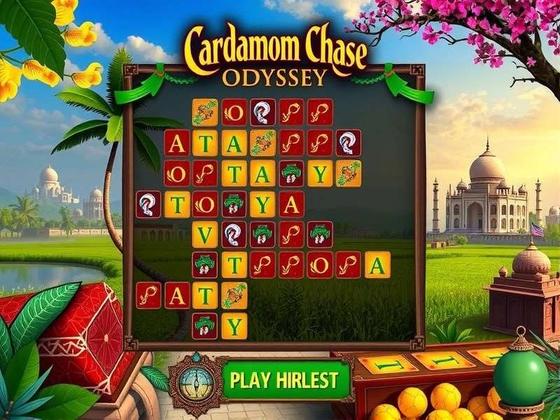 Cardamom Chase Odyssey puzzle-solving interface