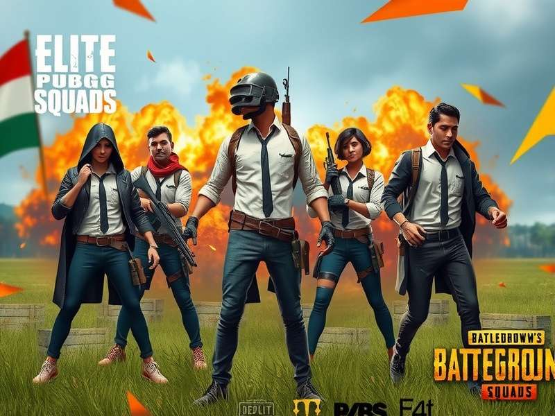 Elite PUBG Squads team coordination in battle