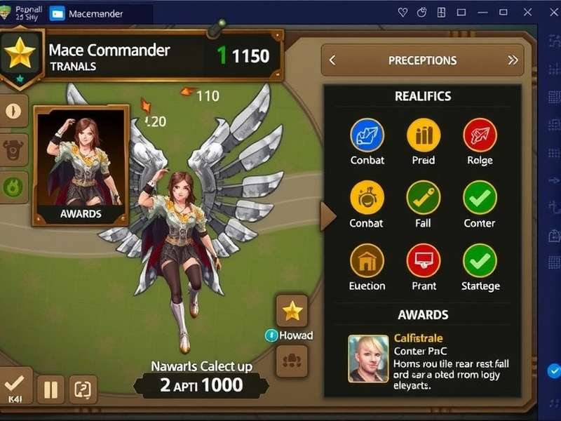 Mace Commander gameplay screenshot showing combat and strategy elements