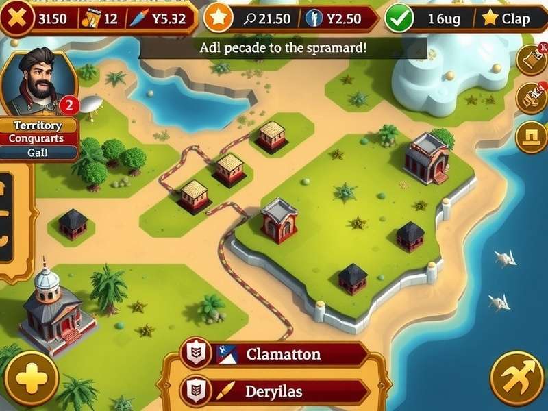 Faridkot Conquerors gameplay screenshot showing strategic battle