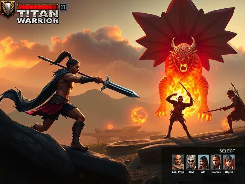 Titan Warrior Indian Realm character selection screen