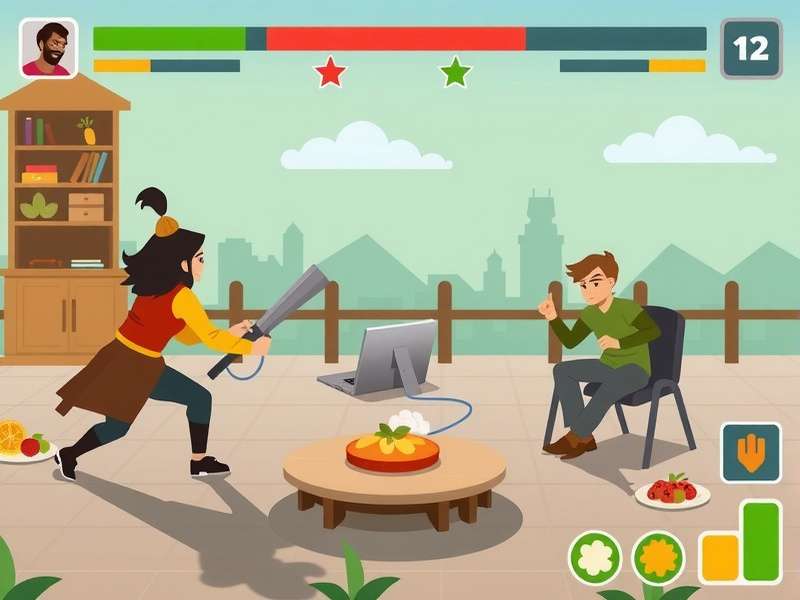 Coriander Mustard Brawl development team working on game design