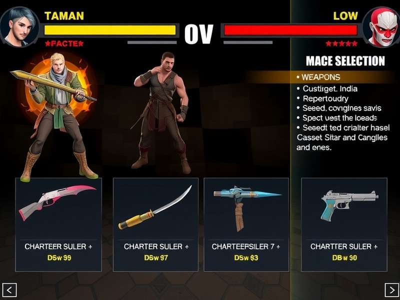 Mace Brawler India character selection screen