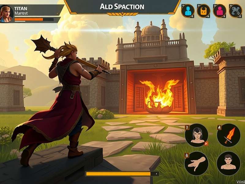 Titan Ginger Warrior Pro raid battle scene