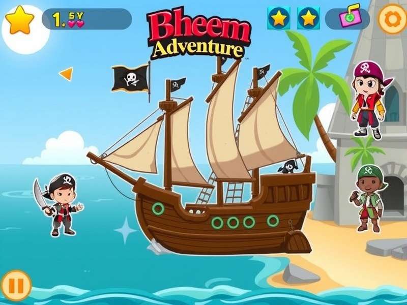 Bheem Pirate Adventure gameplay screenshot