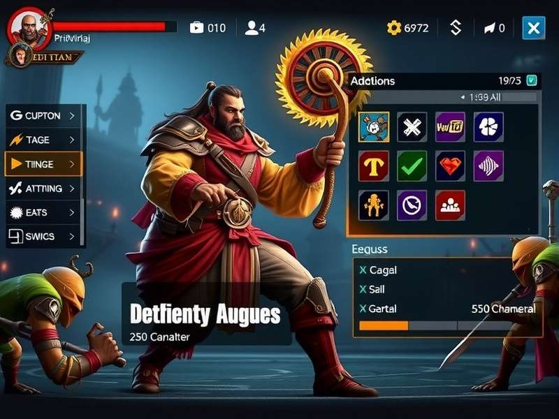 Prithviraj Mace Titan Elite character customization screen