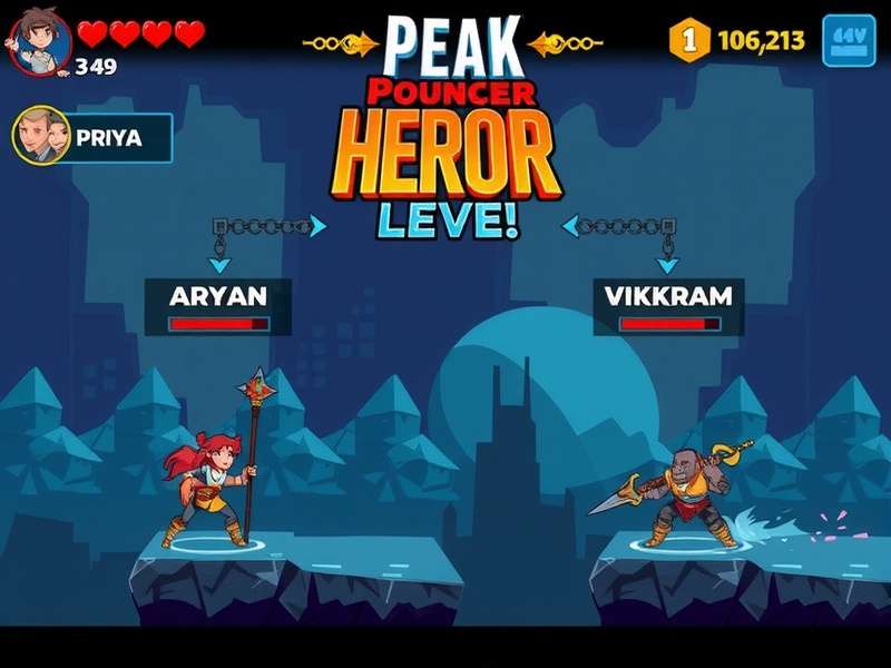 Peak Pouncer Hero level design showing diverse environments