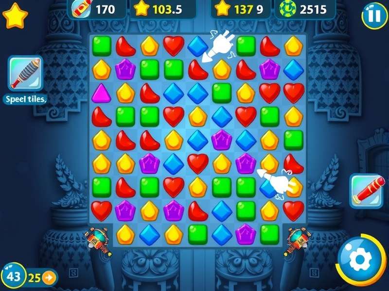 Colva Crush Extreme Ace special tiles and power-ups demonstration